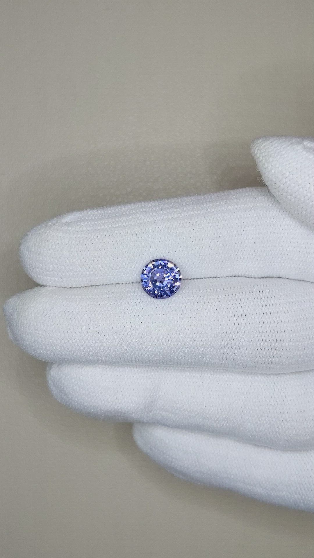 1.57 Ct. Color Change Sapphire from Ceylon (Sri Lanka) Size Video