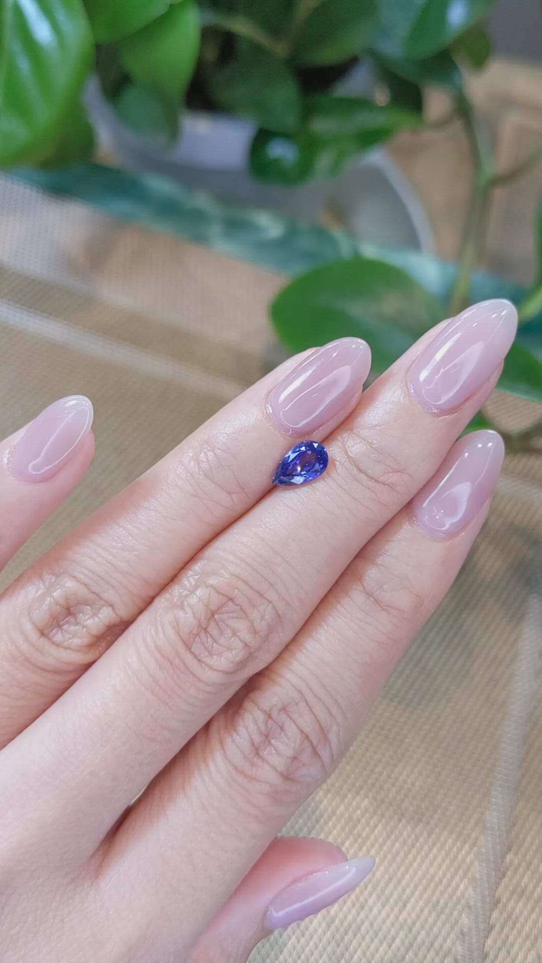 1.16 Ct. Color Change Sapphire from Ceylon (Sri Lanka) Size Video