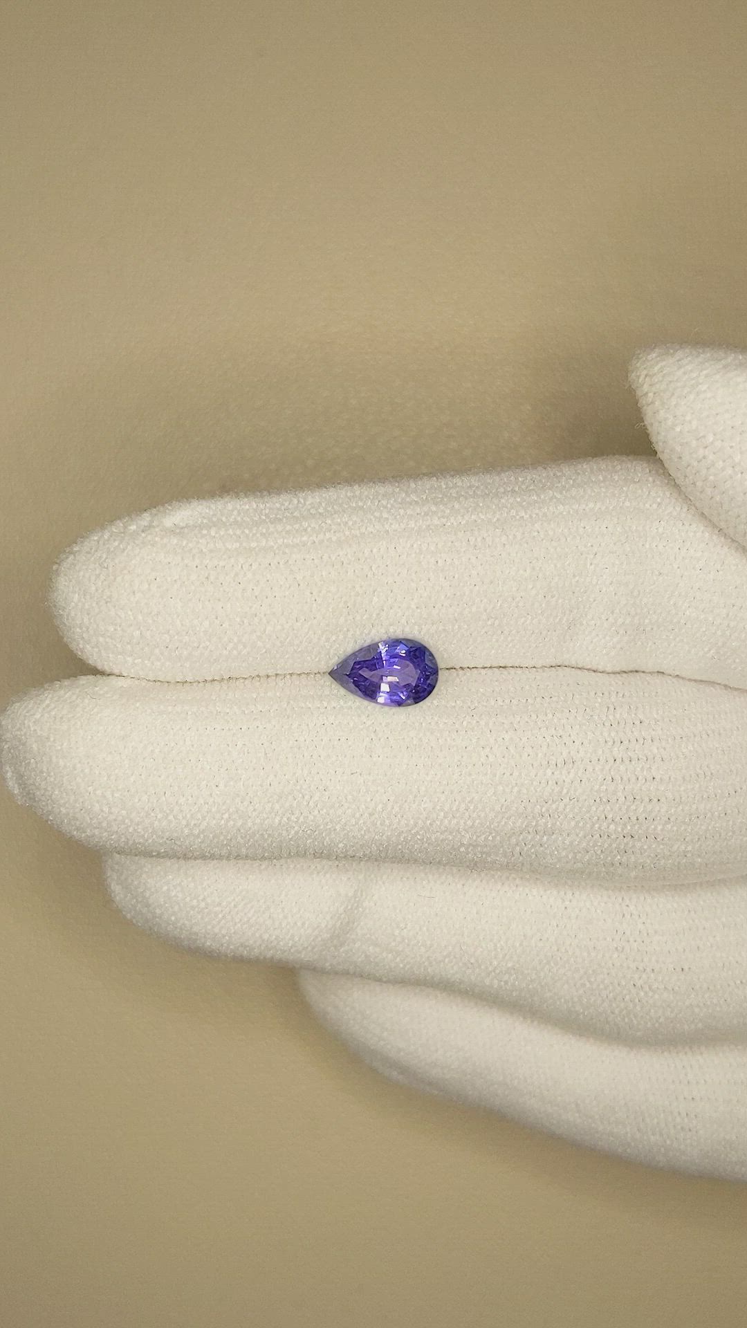1.16 Ct. Color Change Sapphire from Ceylon (Sri Lanka) Size Video
