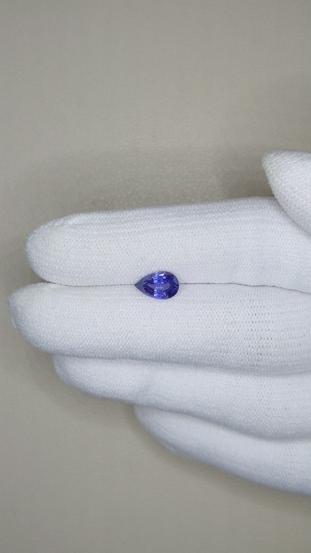 1.16 Ct. Color Change Sapphire from Ceylon (Sri Lanka) Size Video