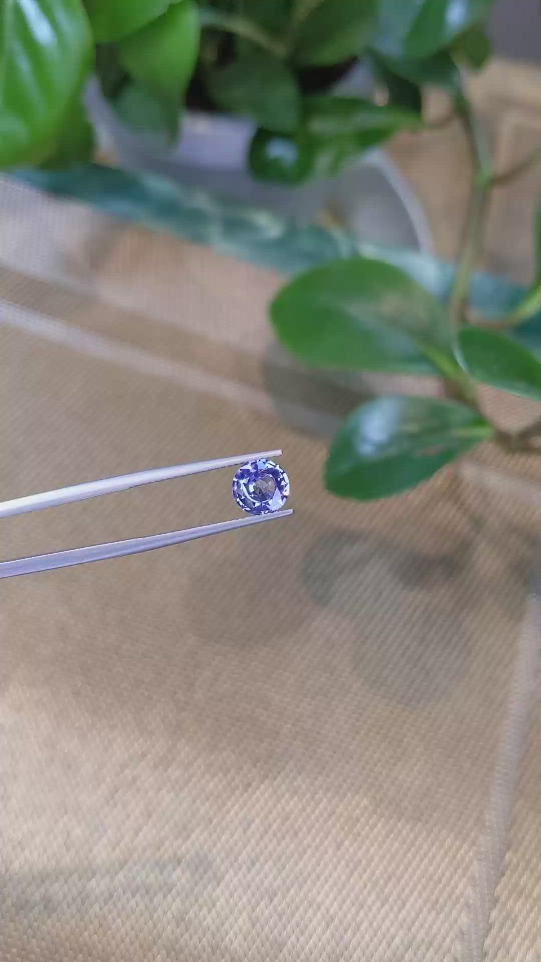 1.74 Ct. Color Change Sapphire from Ceylon (Sri Lanka) Size Video