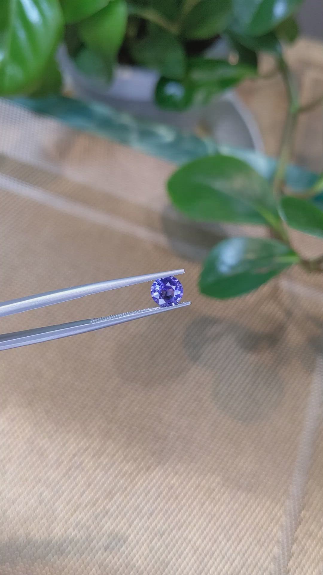 1.05 Ct. Color Change Sapphire from Ceylon (Sri Lanka) Size Video