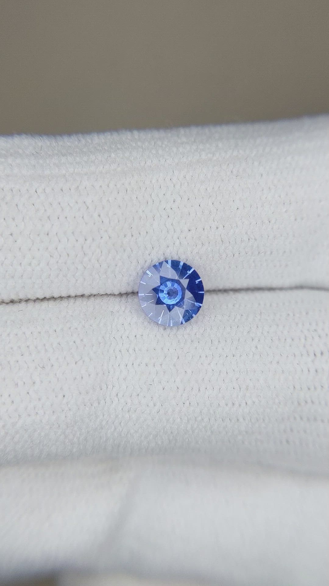 0.75 Ct. Blue Sapphire from Ceylon (Sri Lanka) Size Video