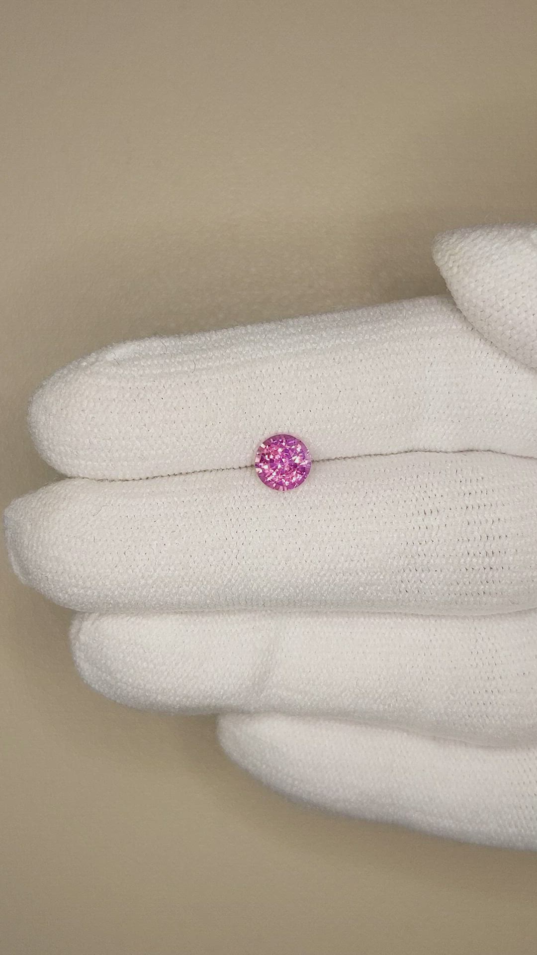 0.87 Ct. Color Change Sapphire from Ceylon (Sri Lanka) Size Video