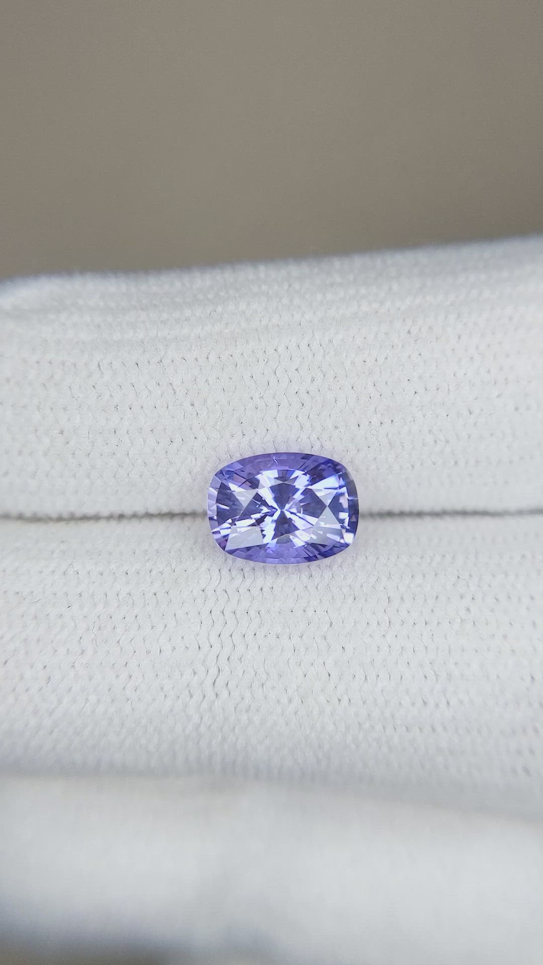 1.81 Ct. Violet Sapphire from Ceylon (Sri Lanka) Size Video