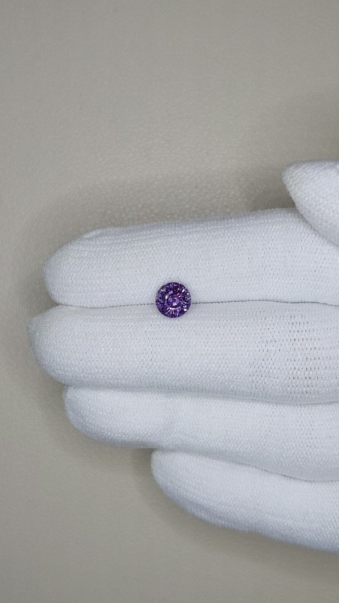 1.40 Ct. Color Change Sapphire from Ceylon (Sri Lanka) Size Video