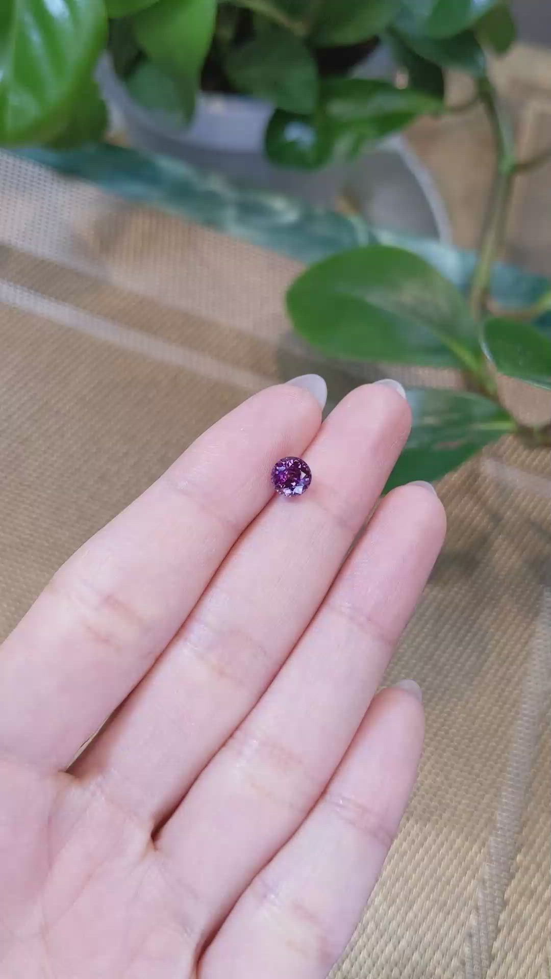1.40 Ct. Color Change Sapphire from Ceylon (Sri Lanka) Size Video