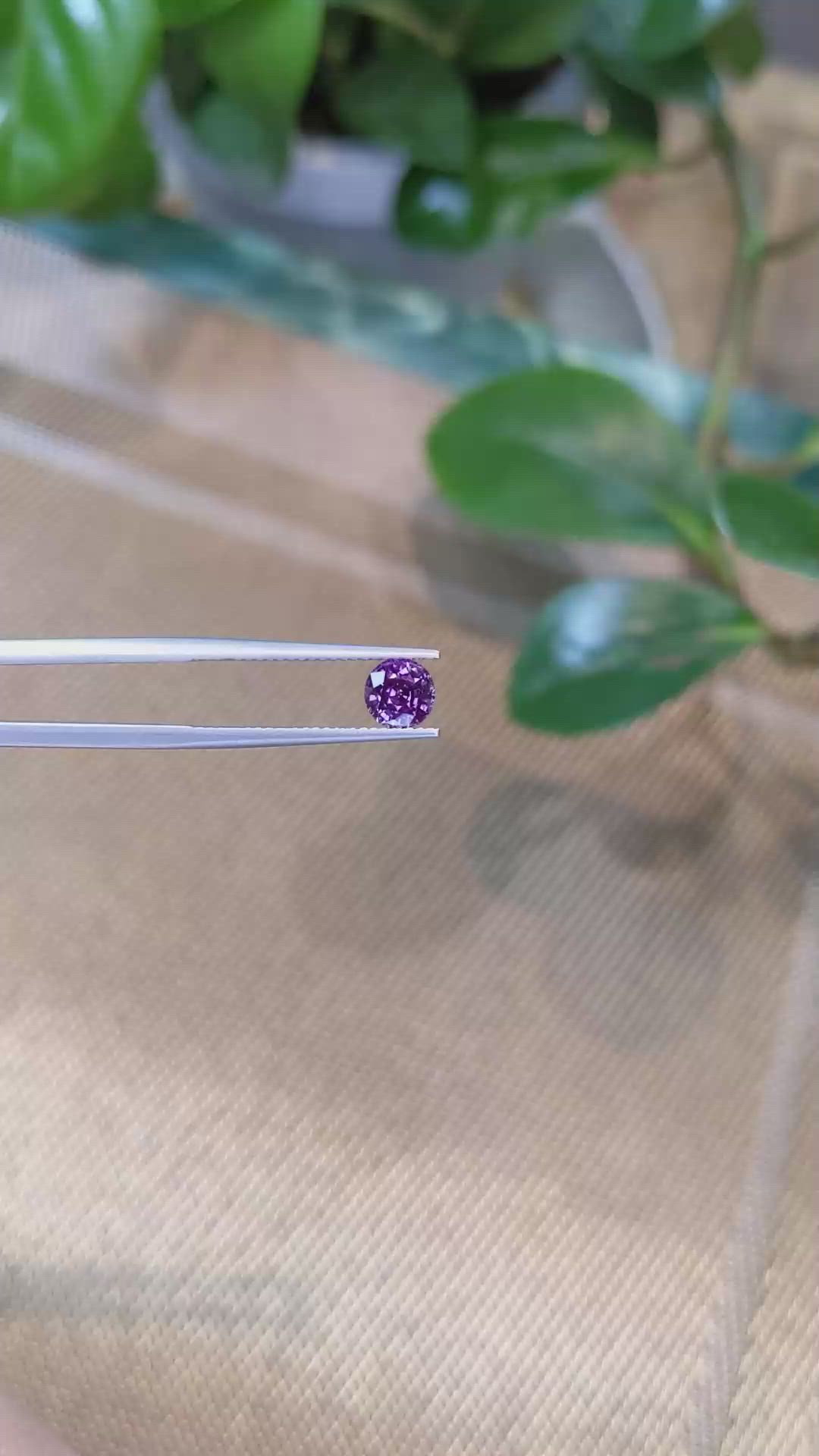 1.40 Ct. Color Change Sapphire from Ceylon (Sri Lanka) Size Video