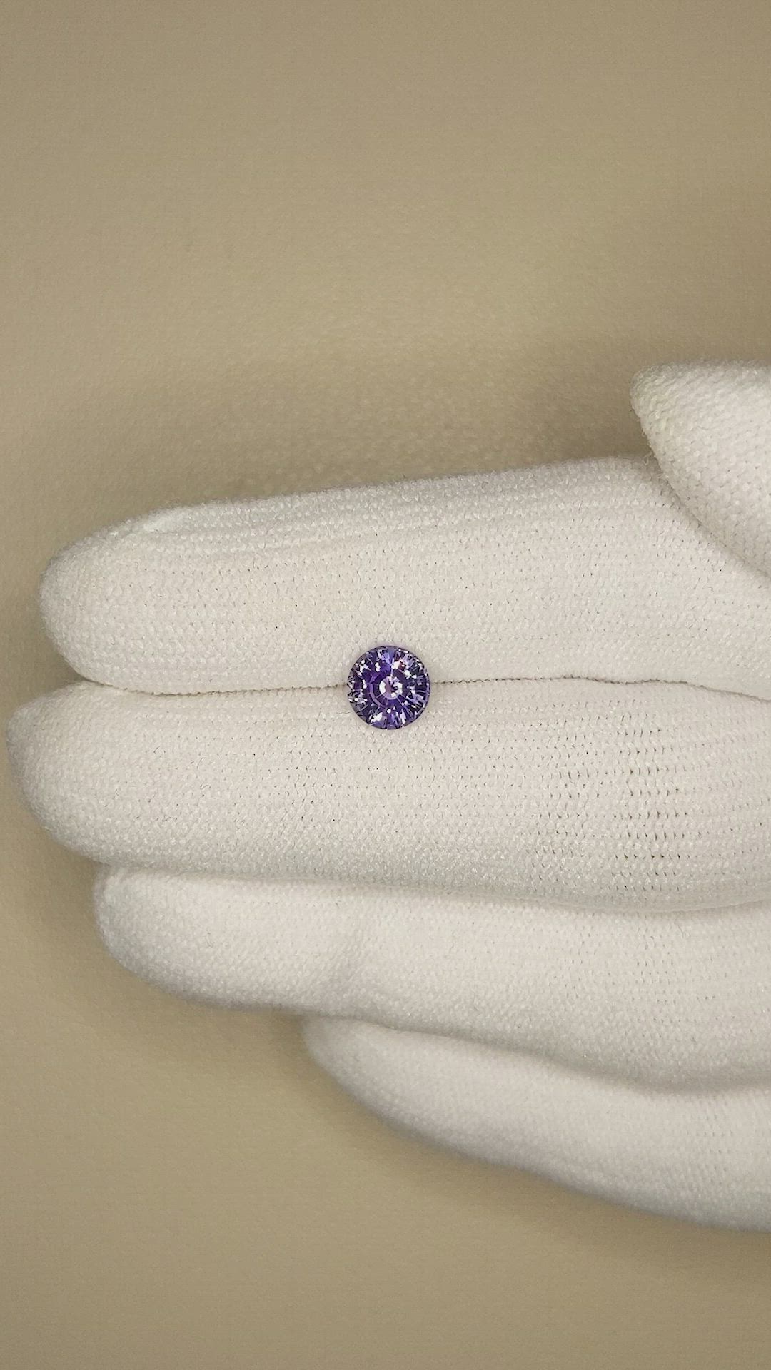 1.10 Ct. Color Change Sapphire from Ceylon (Sri Lanka) Size Video