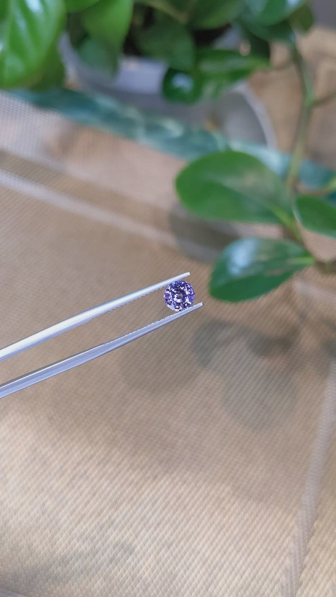 1.10 Ct. Color Change Sapphire from Ceylon (Sri Lanka) Size Video