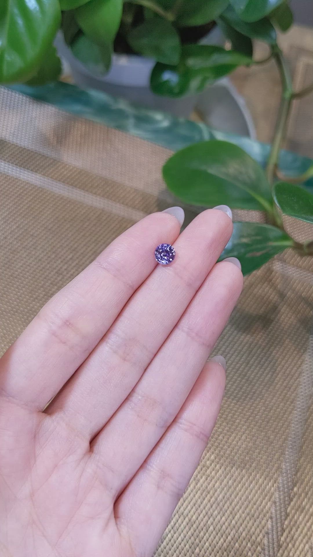 1.10 Ct. Color Change Sapphire from Ceylon (Sri Lanka) Size Video