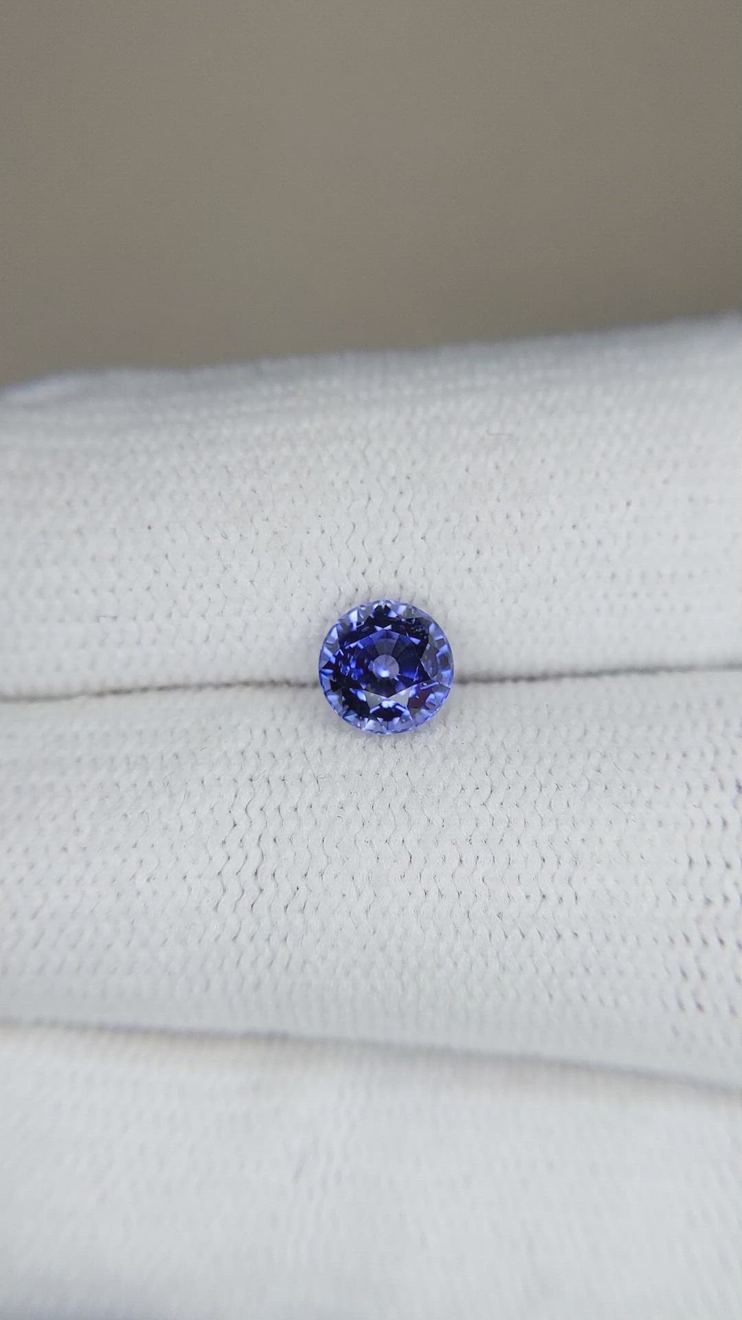 0.97 Ct. Color Change Sapphire from Ceylon (Sri Lanka) Size Video