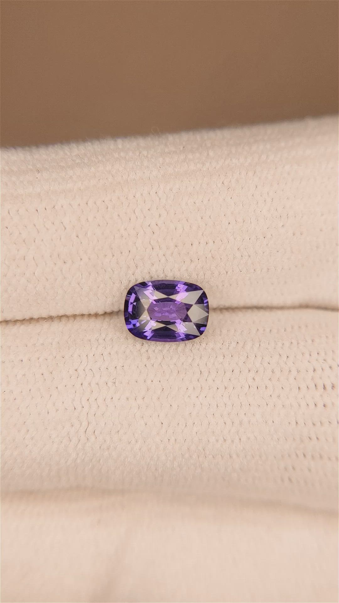 0.97 Ct. Color Change Sapphire from Ceylon (Sri Lanka) Size Video