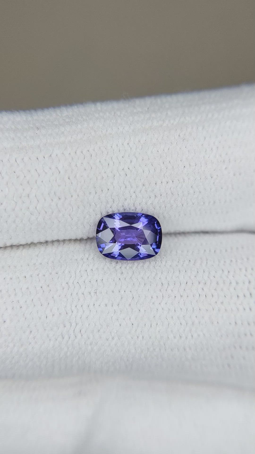 0.97 Ct. Color Change Sapphire from Ceylon (Sri Lanka) Size Video