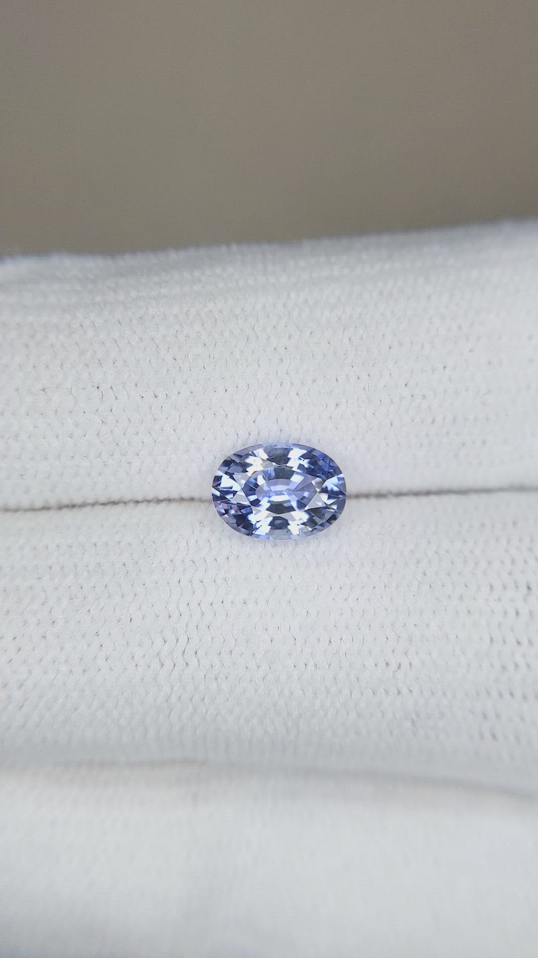 1.15 Ct. Blue Sapphire from Ceylon (Sri Lanka) Size Video