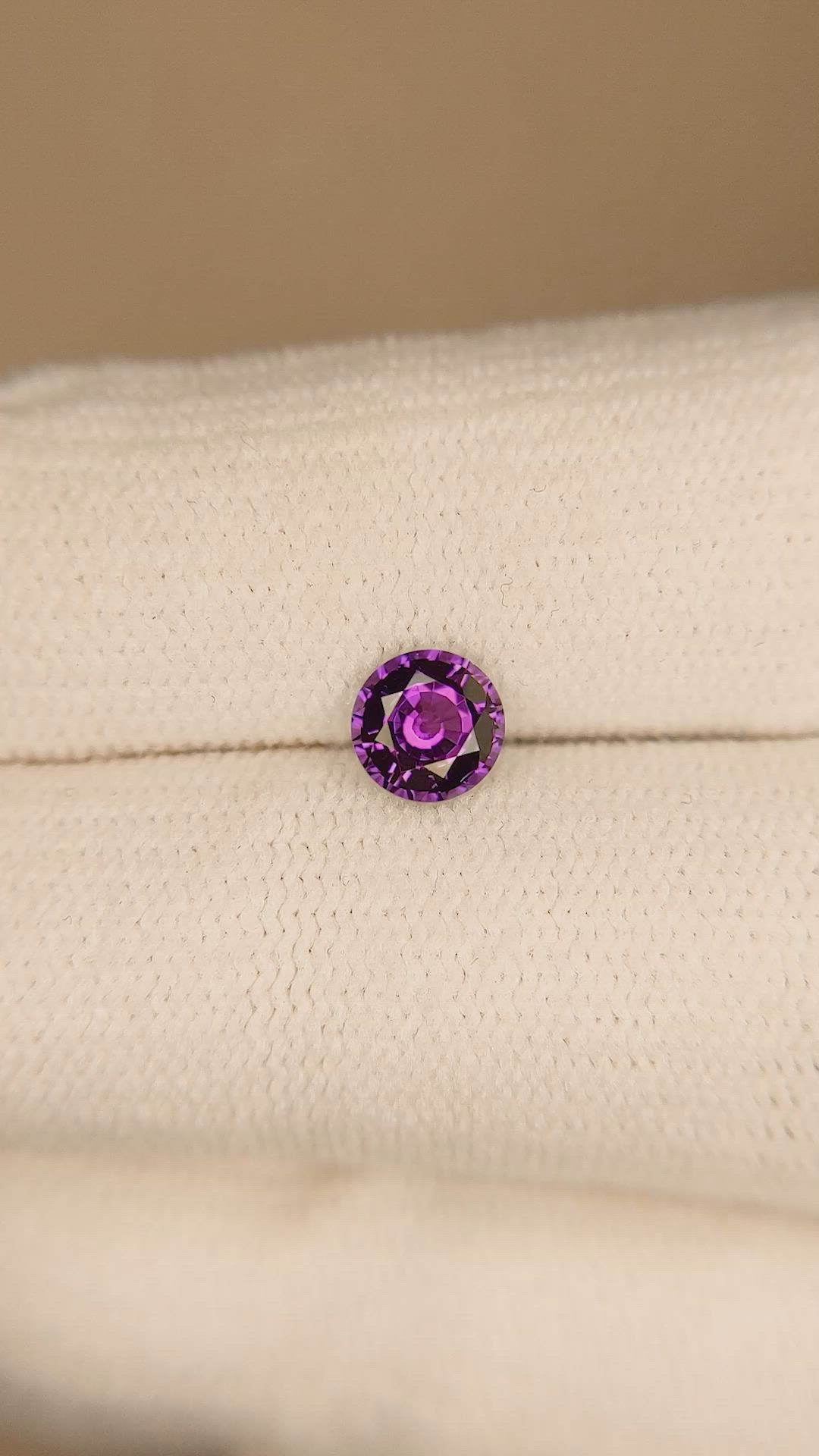 0.75 Ct. Color Change Sapphire from Ceylon (Sri Lanka) Size Video