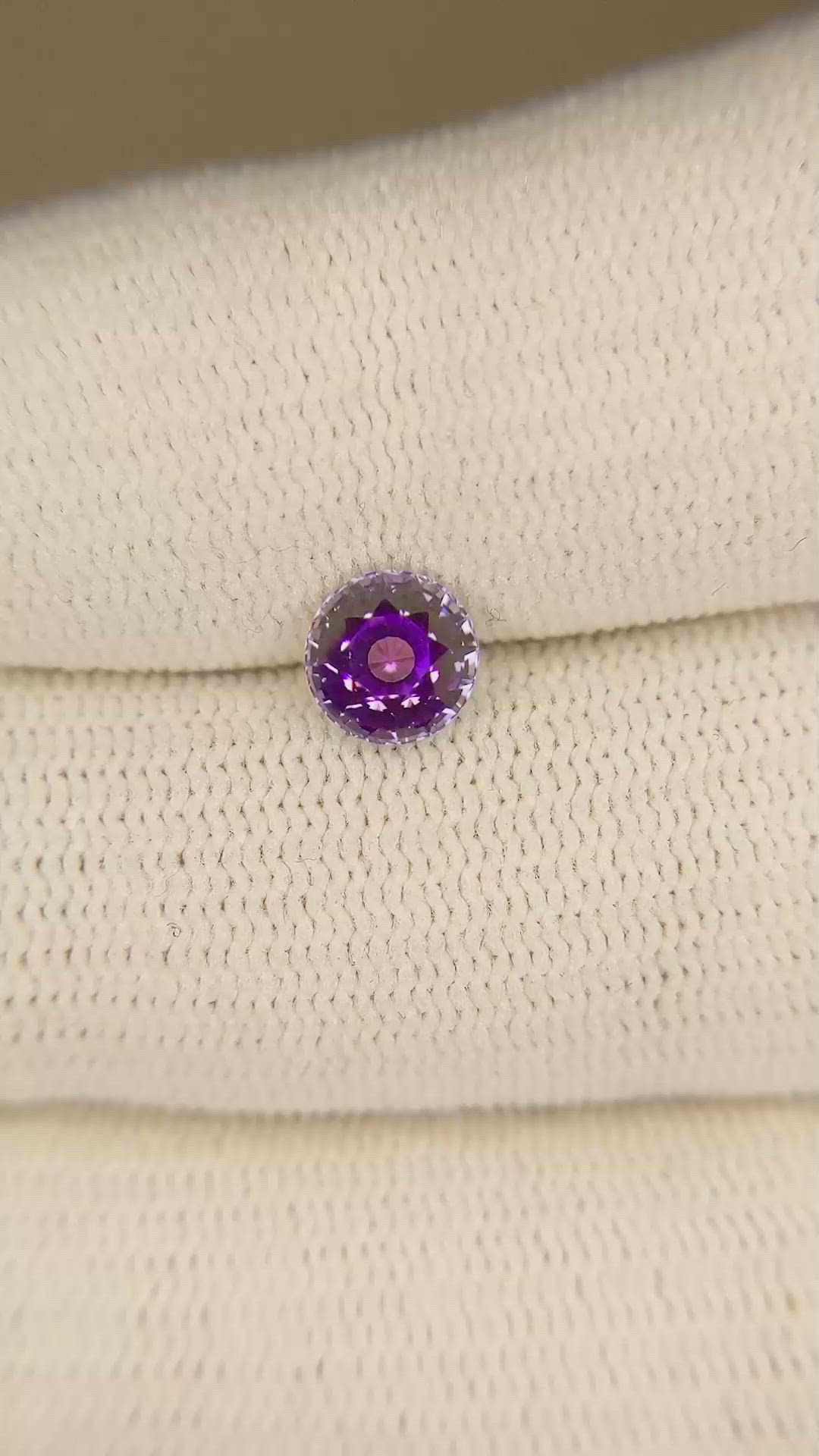 1.15 Ct. Color Change Sapphire from Ceylon (Sri Lanka) Size Video