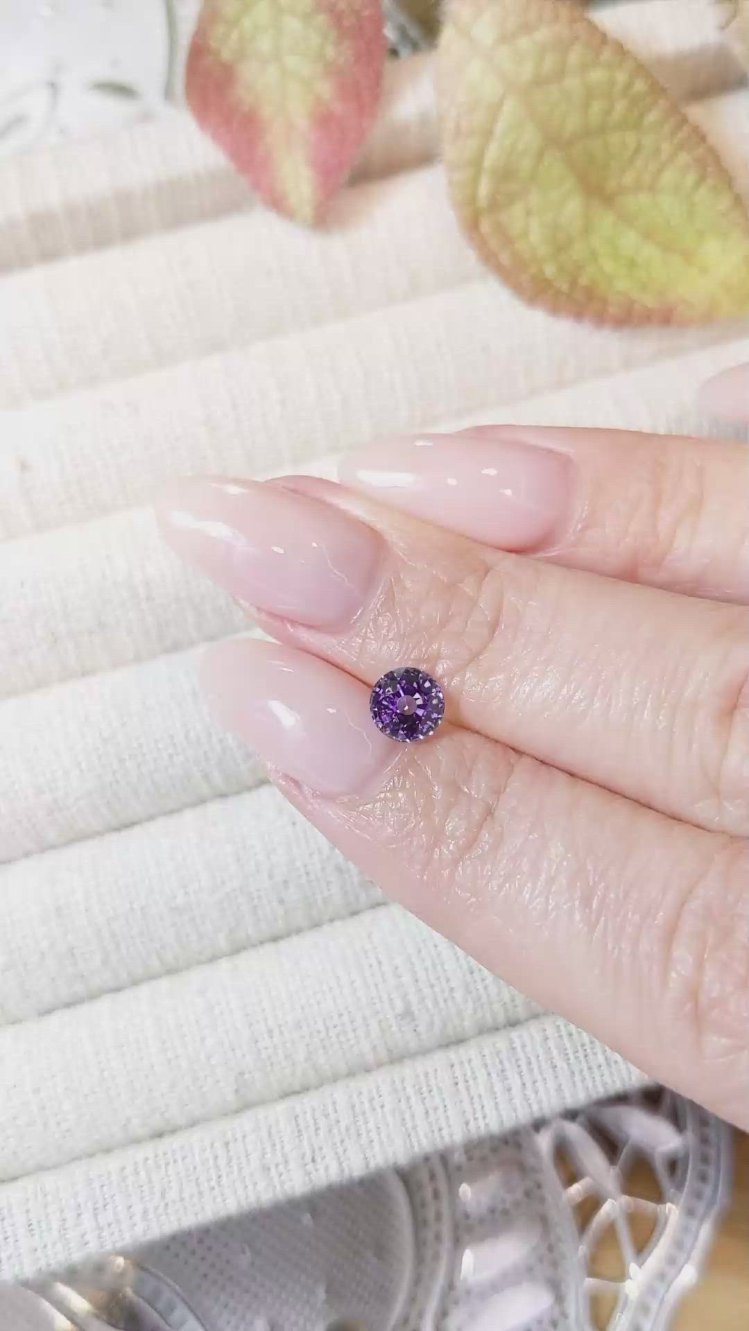 1.15 Ct. Color Change Sapphire from Ceylon (Sri Lanka) Size Video