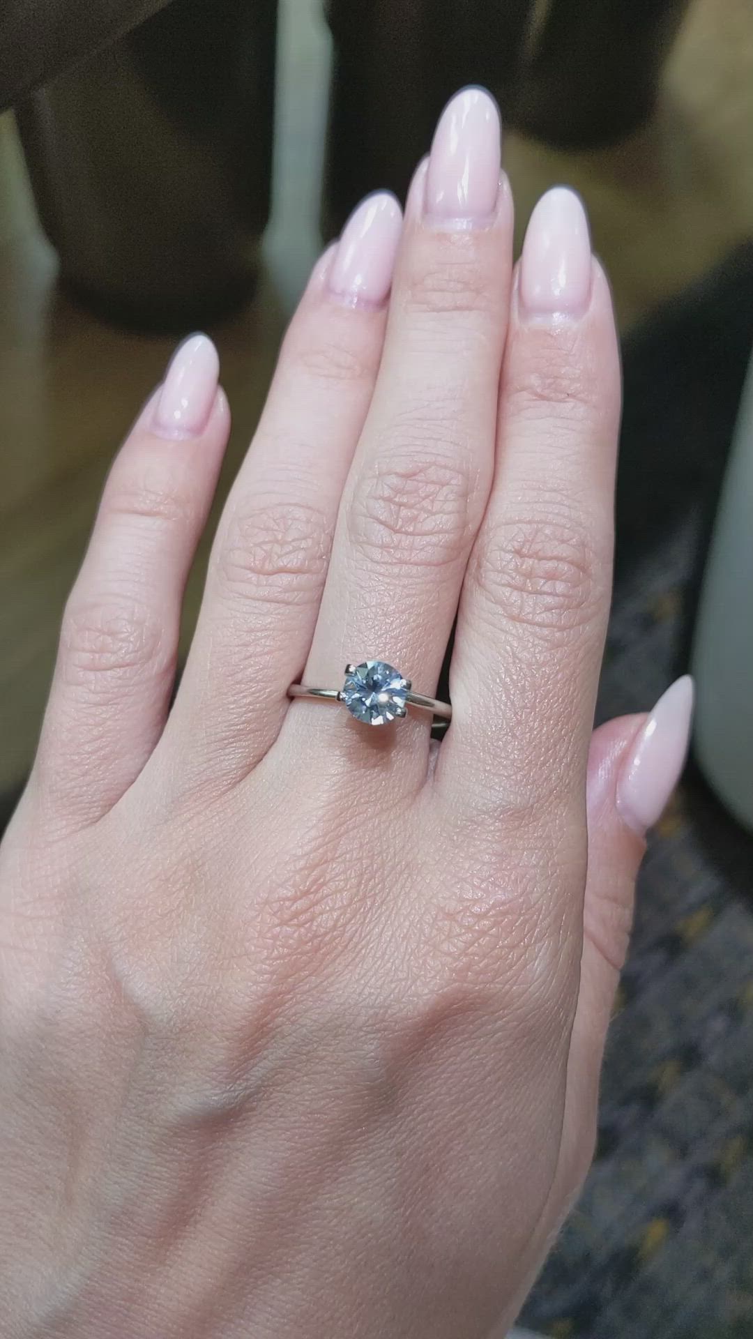 1.32 Ct. Blue Sapphire from Ceylon (Sri Lanka) Size Video