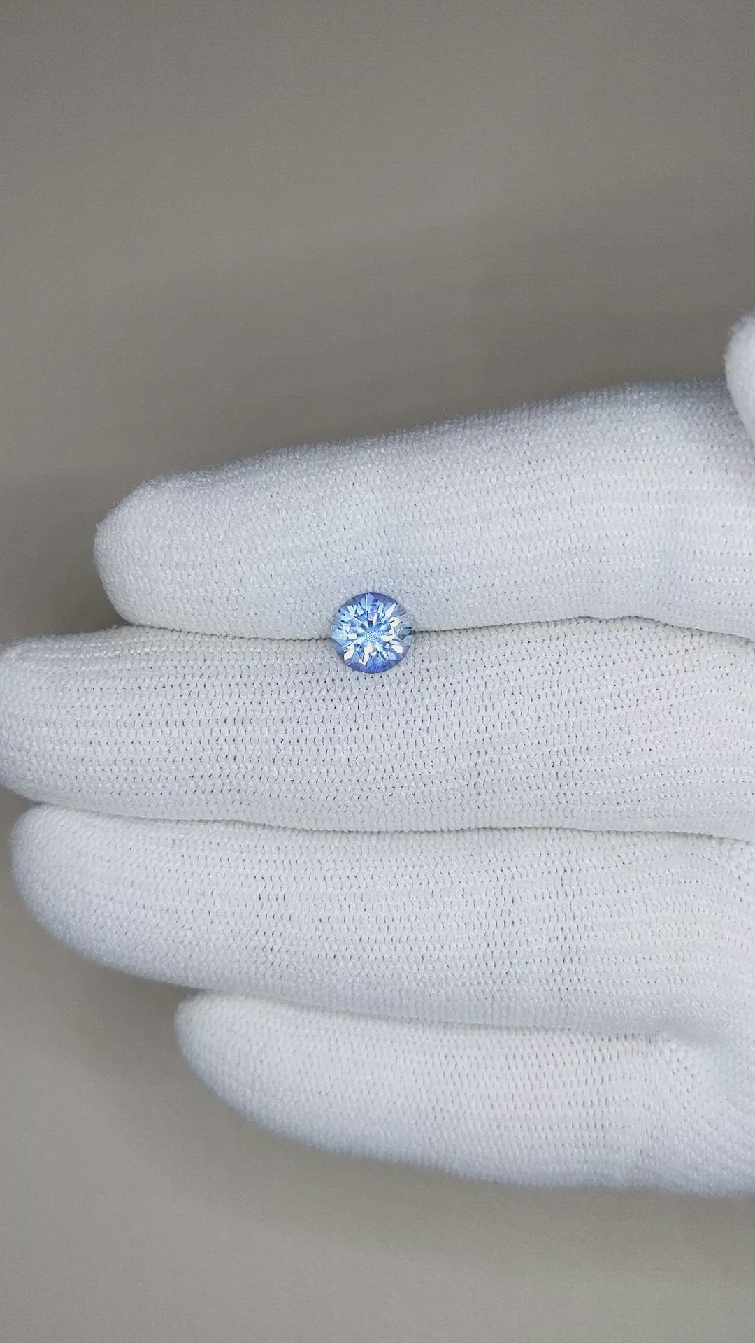 1.32 Ct. Blue Sapphire from Ceylon (Sri Lanka) Size Video