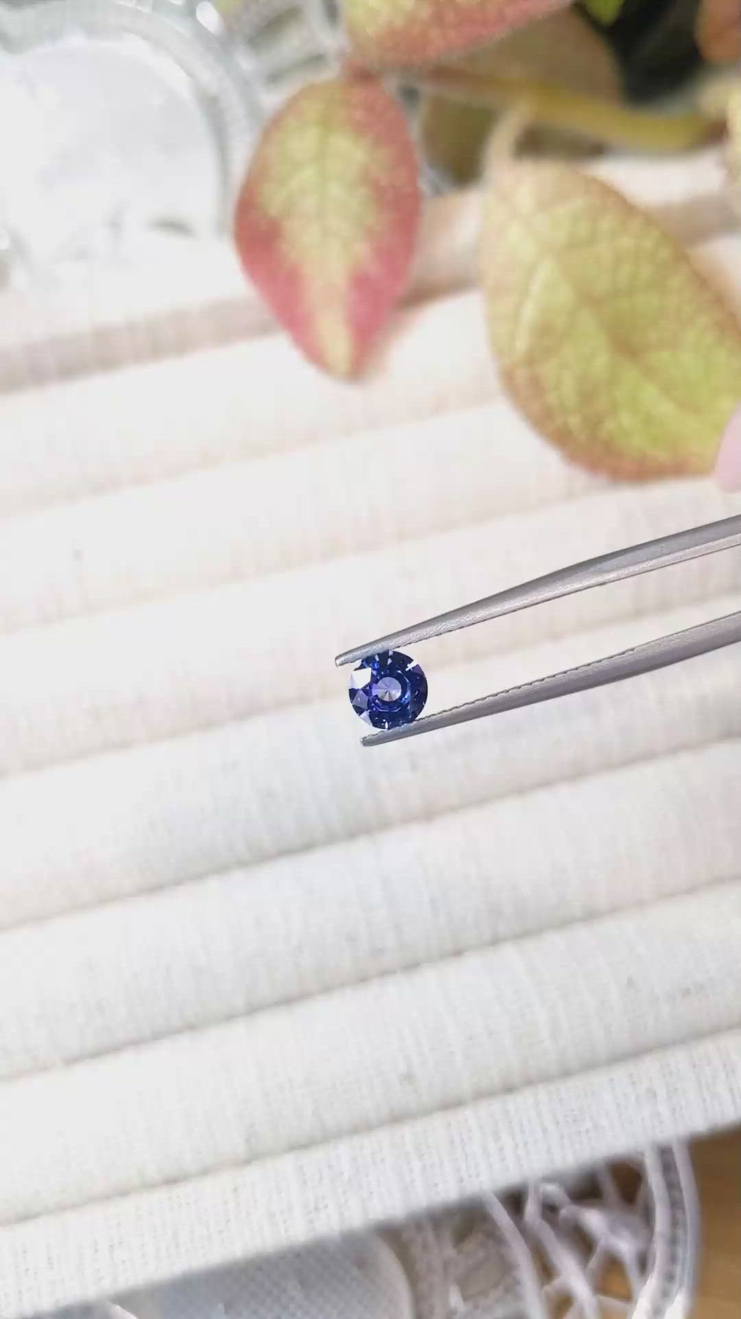 0.72 Ct. Color Change Sapphire from Ceylon (Sri Lanka) Size Video