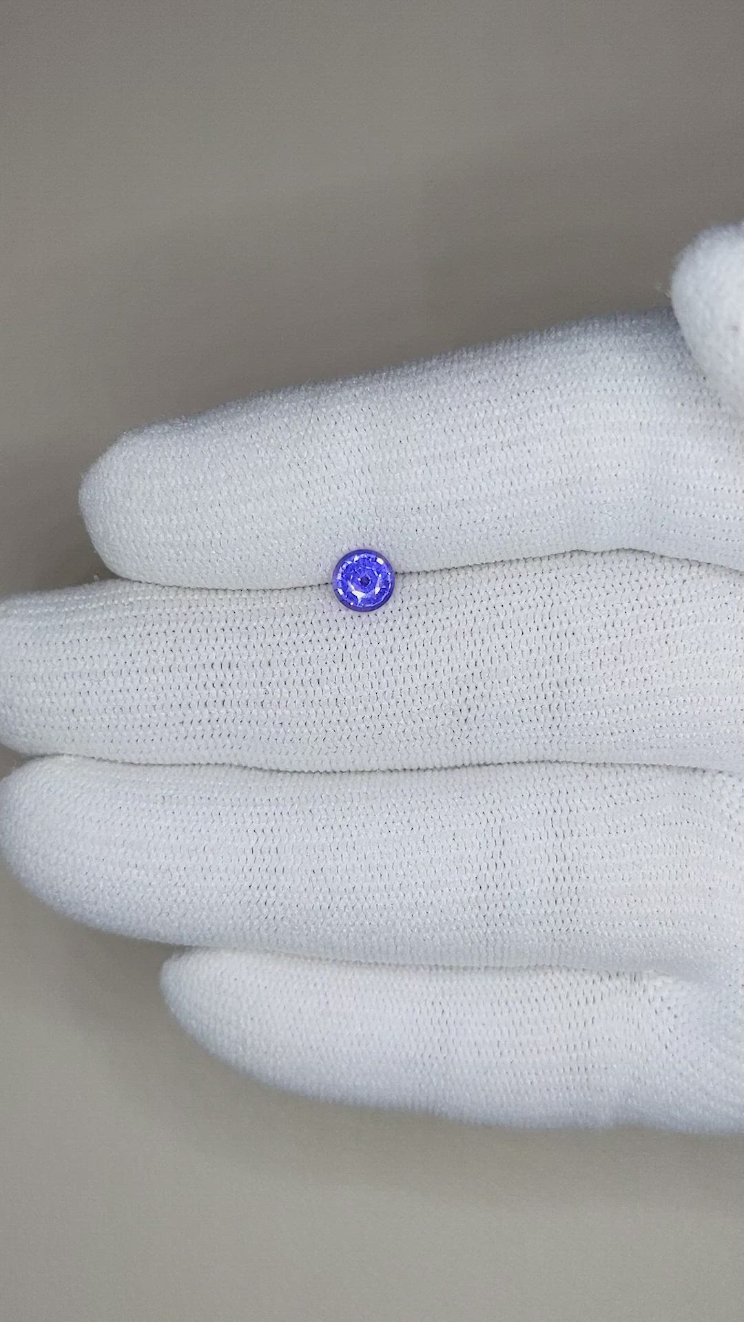 0.61 Ct. Color Change Sapphire from Ceylon (Sri Lanka) Size Video