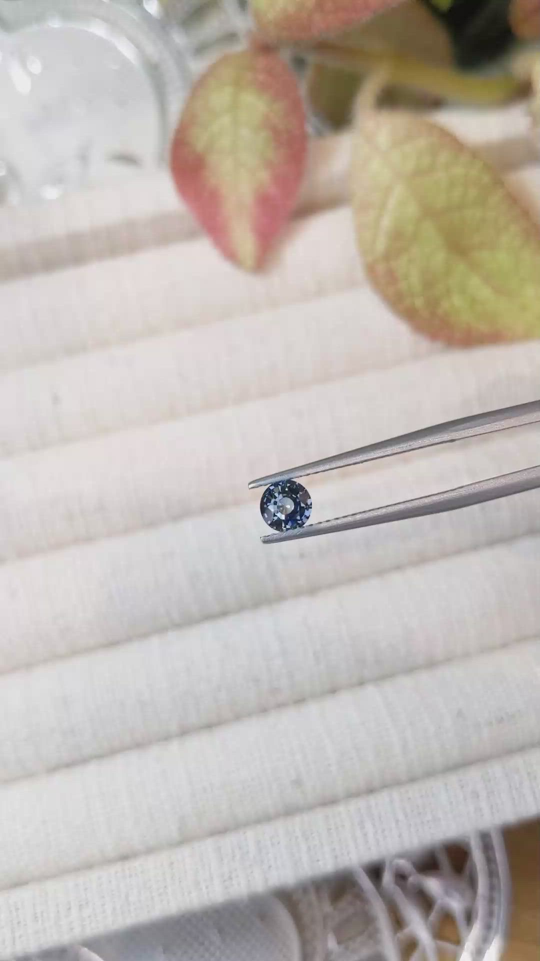 0.59 Ct. Bi Color Sapphire from Ceylon (Sri Lanka) Size Video