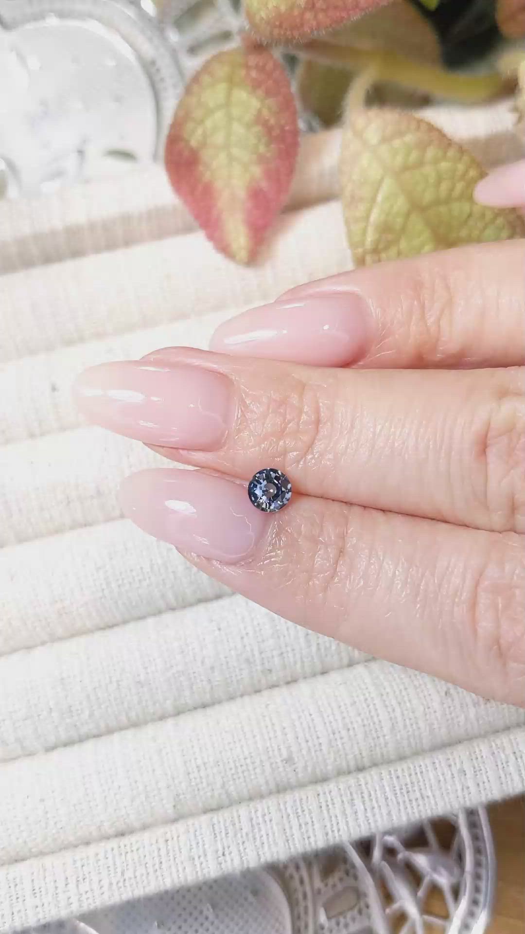 0.59 Ct. Bi Color Sapphire from Ceylon (Sri Lanka) Size Video