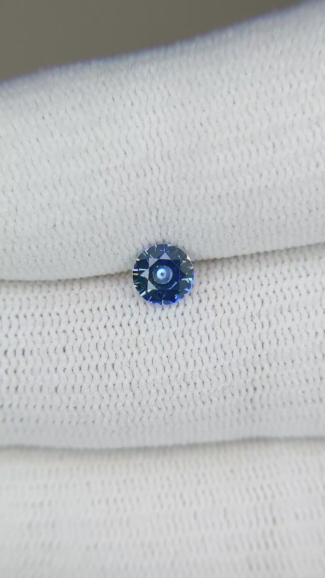 0.59 Ct. Bi Color Sapphire from Ceylon (Sri Lanka) Size Video