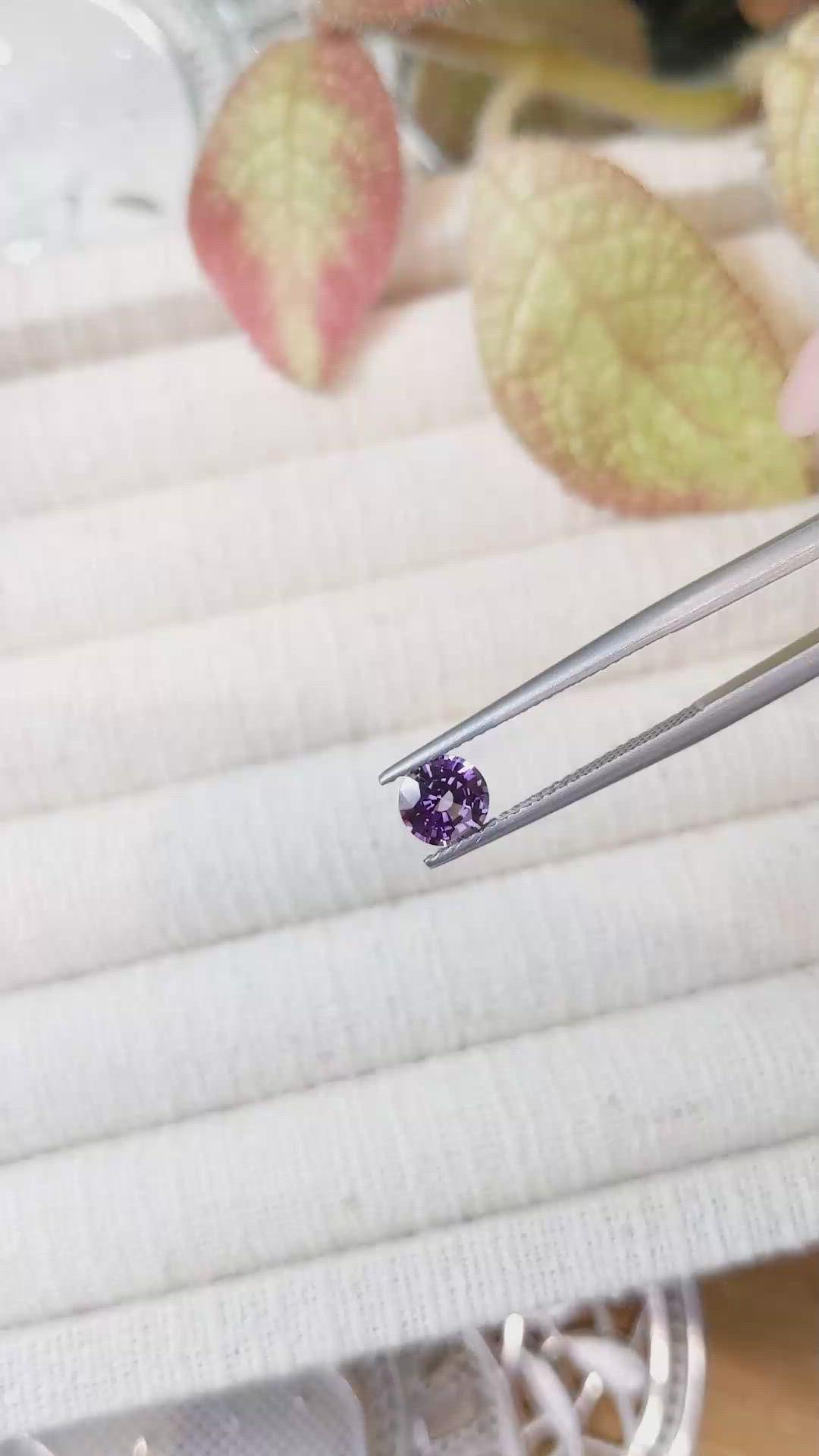 0.93 Ct. Color Change Sapphire from Ceylon (Sri Lanka) Size Video