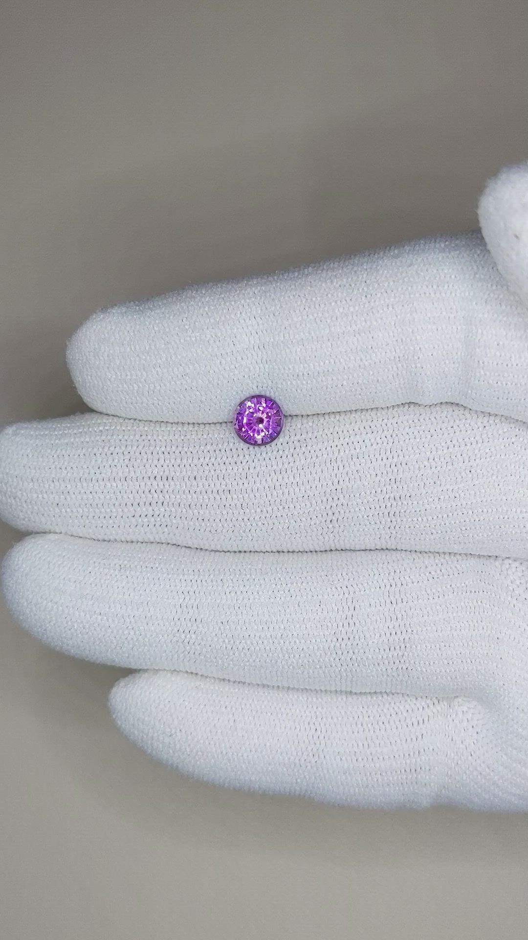 0.93 Ct. Color Change Sapphire from Ceylon (Sri Lanka) Size Video