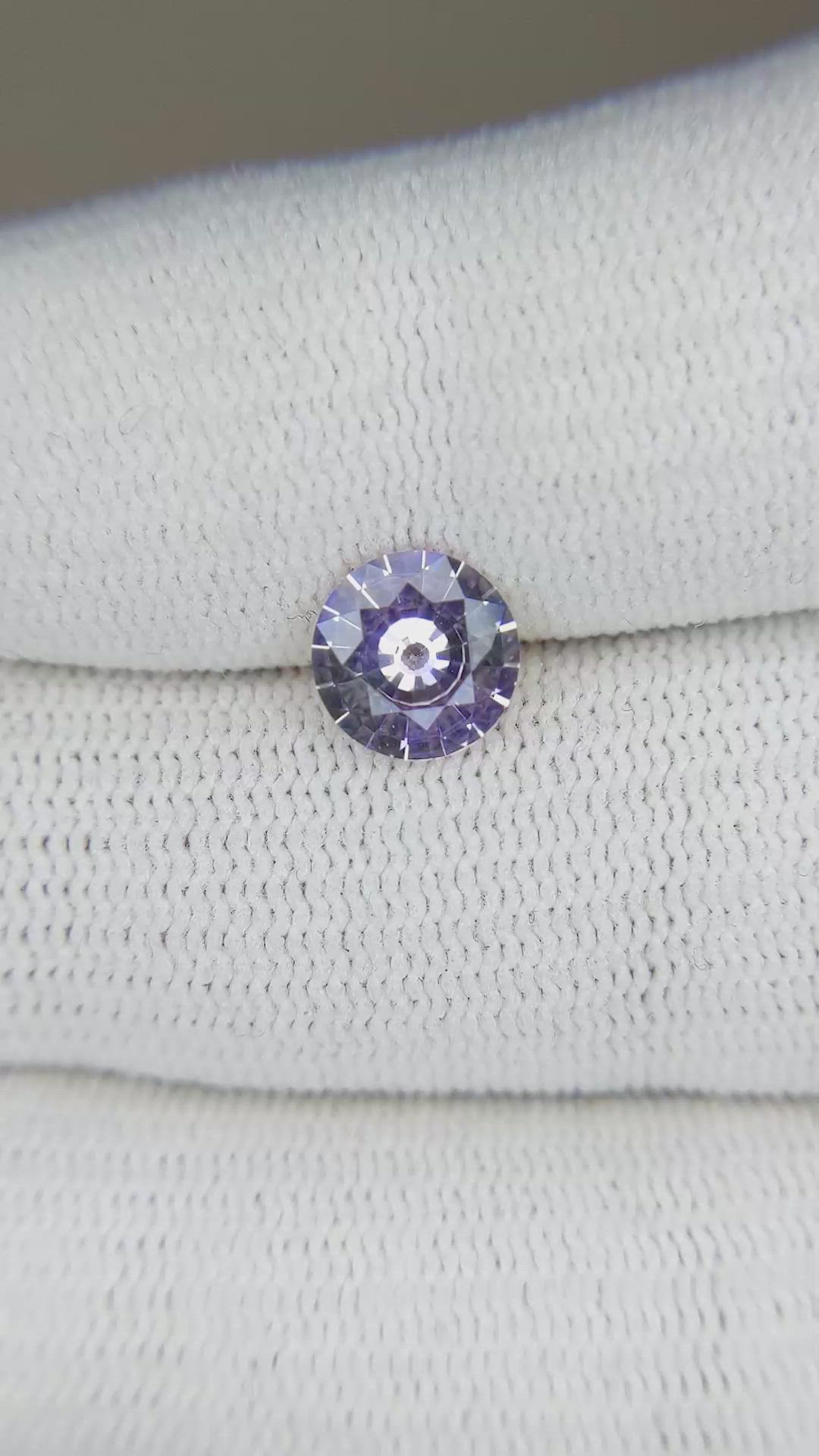 1.37 Ct. Peach Sapphire from Ceylon (Sri Lanka) Size Video