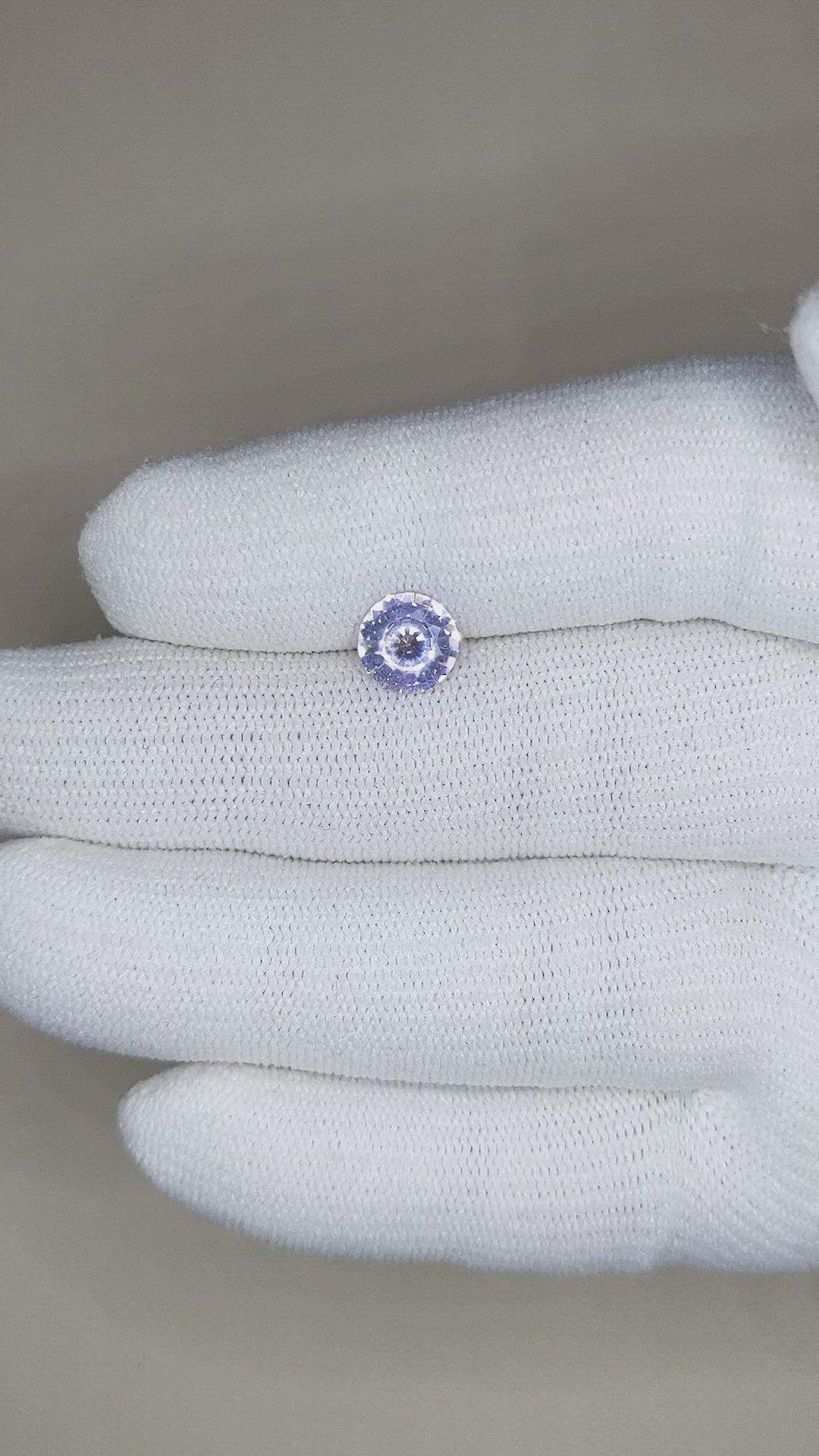 1.37 Ct. Peach Sapphire from Ceylon (Sri Lanka) Size Video