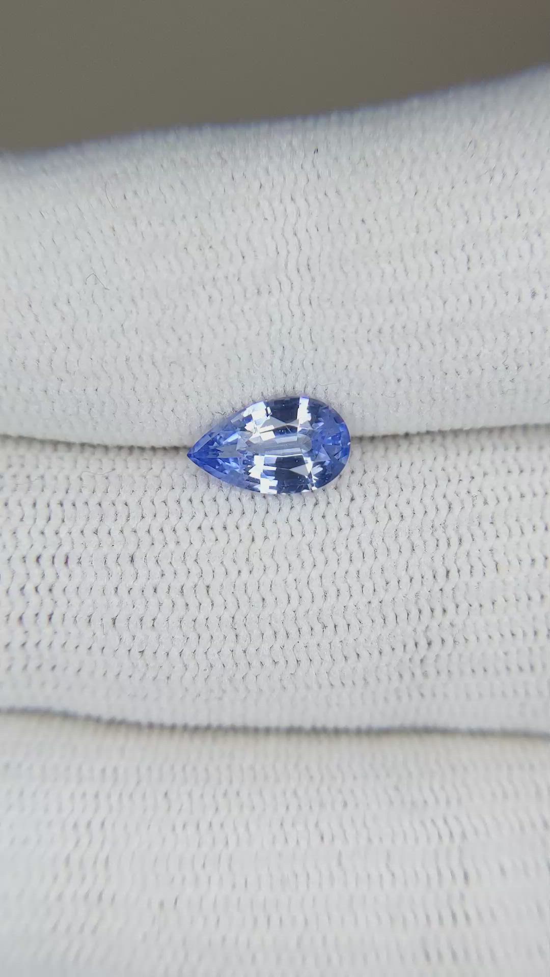 1.09 Ct. Blue Sapphire from Ceylon (Sri Lanka) Size Video