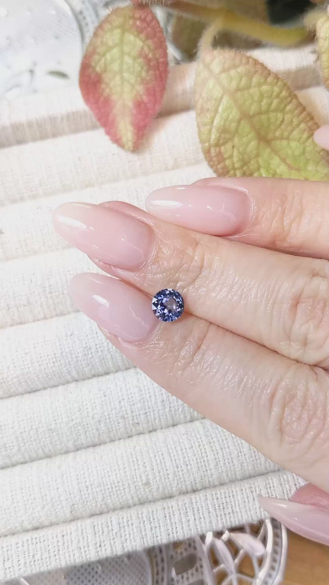 0.93 Ct. Blue Sapphire from Ceylon (Sri Lanka) Size Video