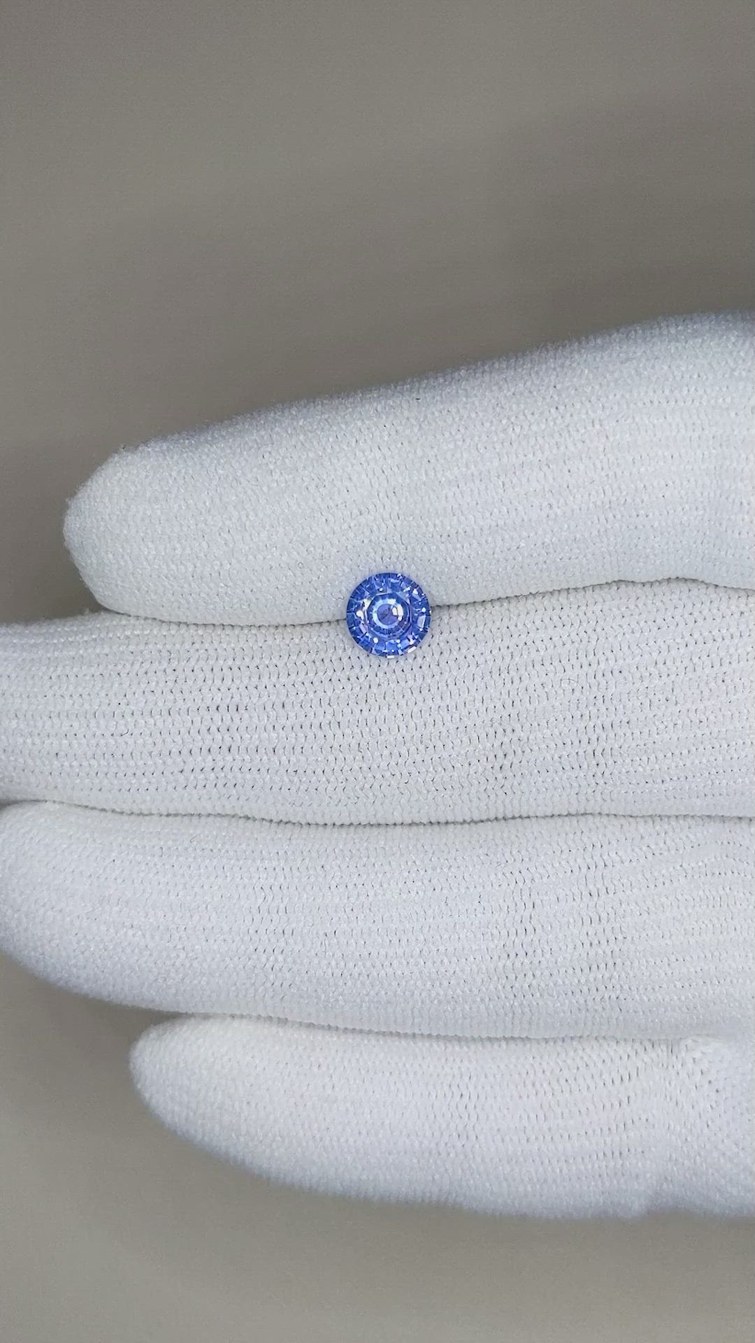 0.93 Ct. Blue Sapphire from Ceylon (Sri Lanka) Size Video
