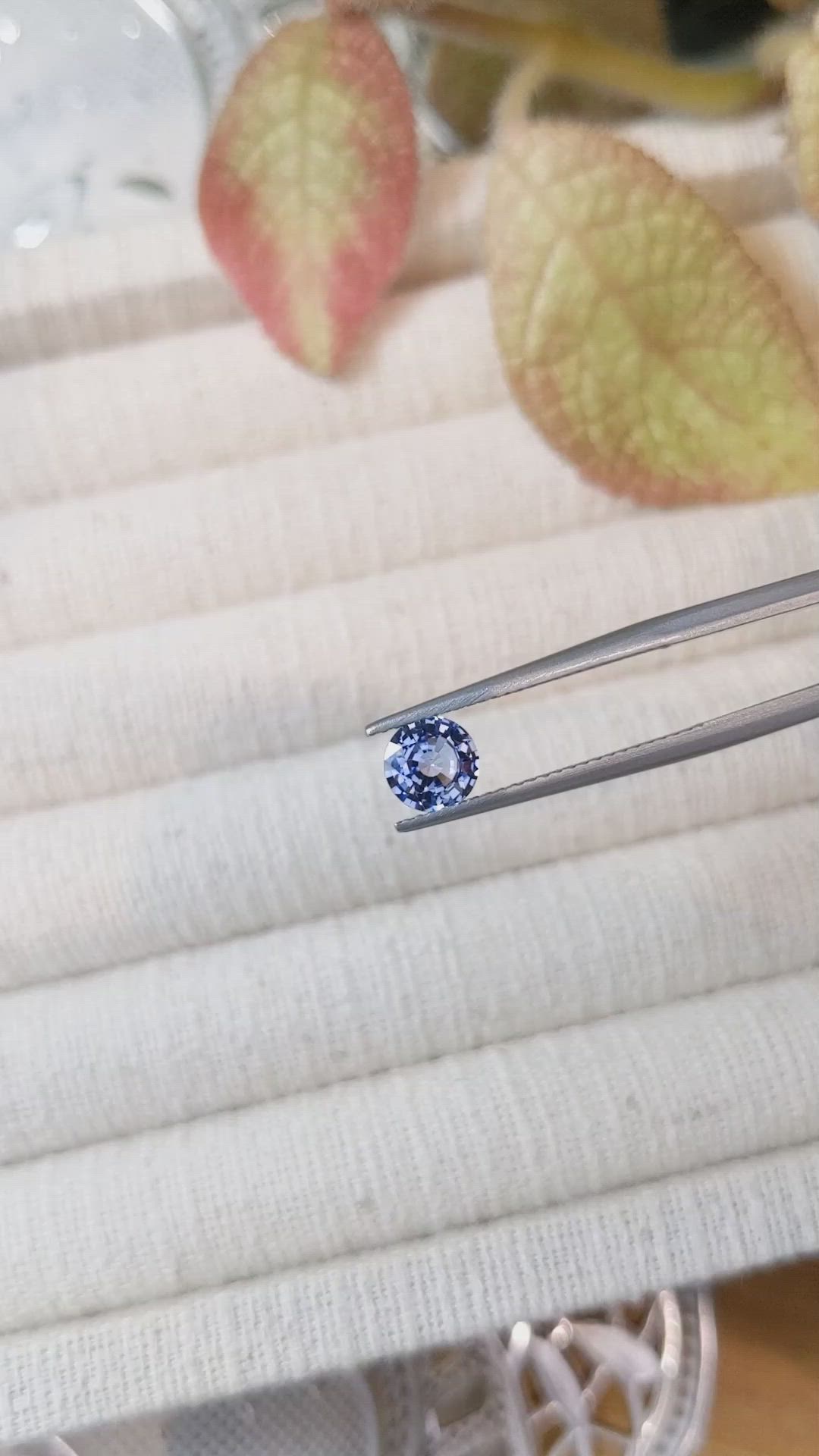 0.93 Ct. Blue Sapphire from Ceylon (Sri Lanka) Size Video