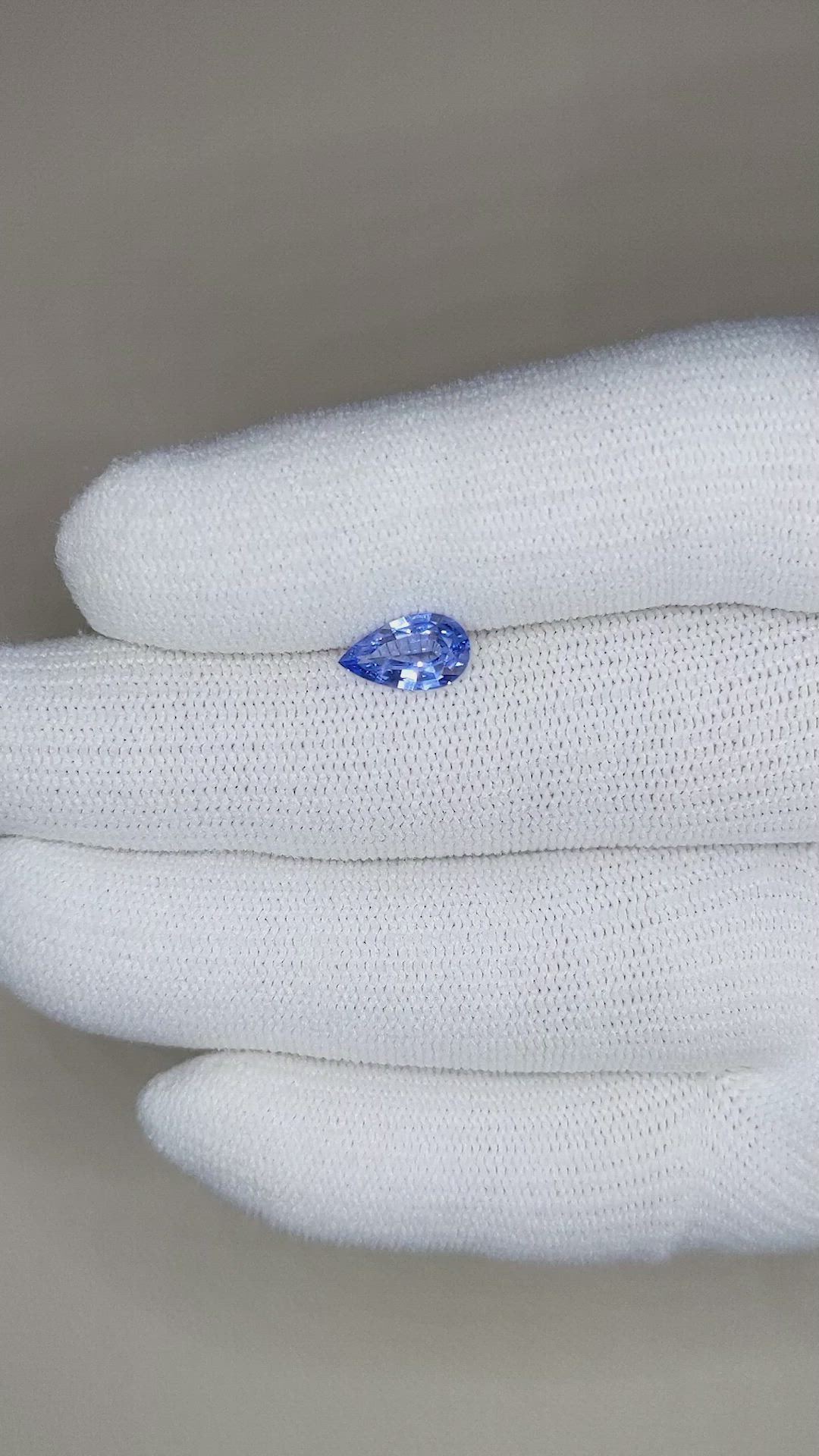 1.02 Ct. Blue Sapphire from Ceylon (Sri Lanka) Size Video