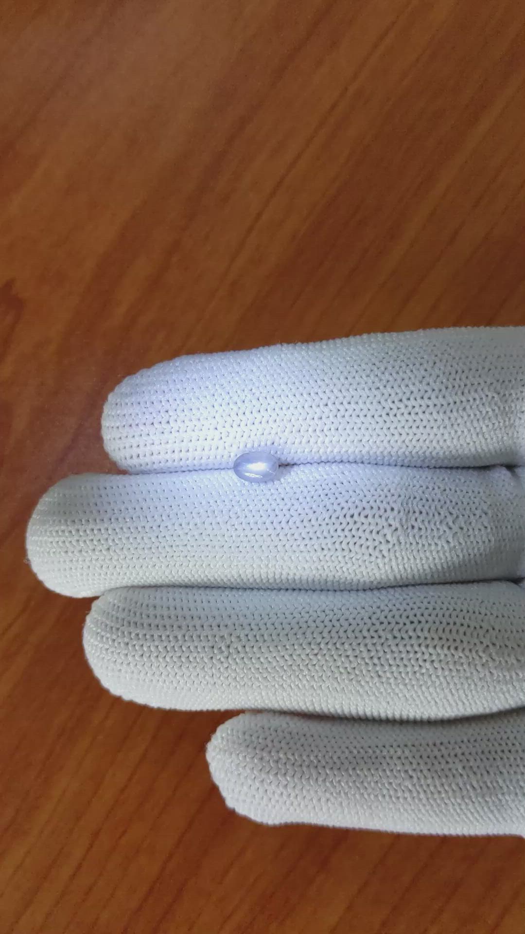 0.78 Ct. Bluish Grey Star Sapphire from Ceylon (Sri Lanka) Size Video