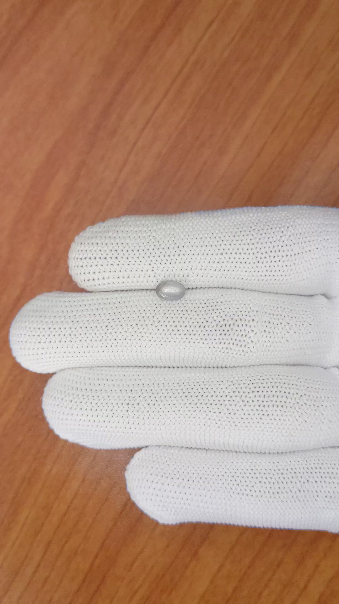 0.78 Ct. Bluish Grey Star Sapphire from Ceylon (Sri Lanka) Size Video