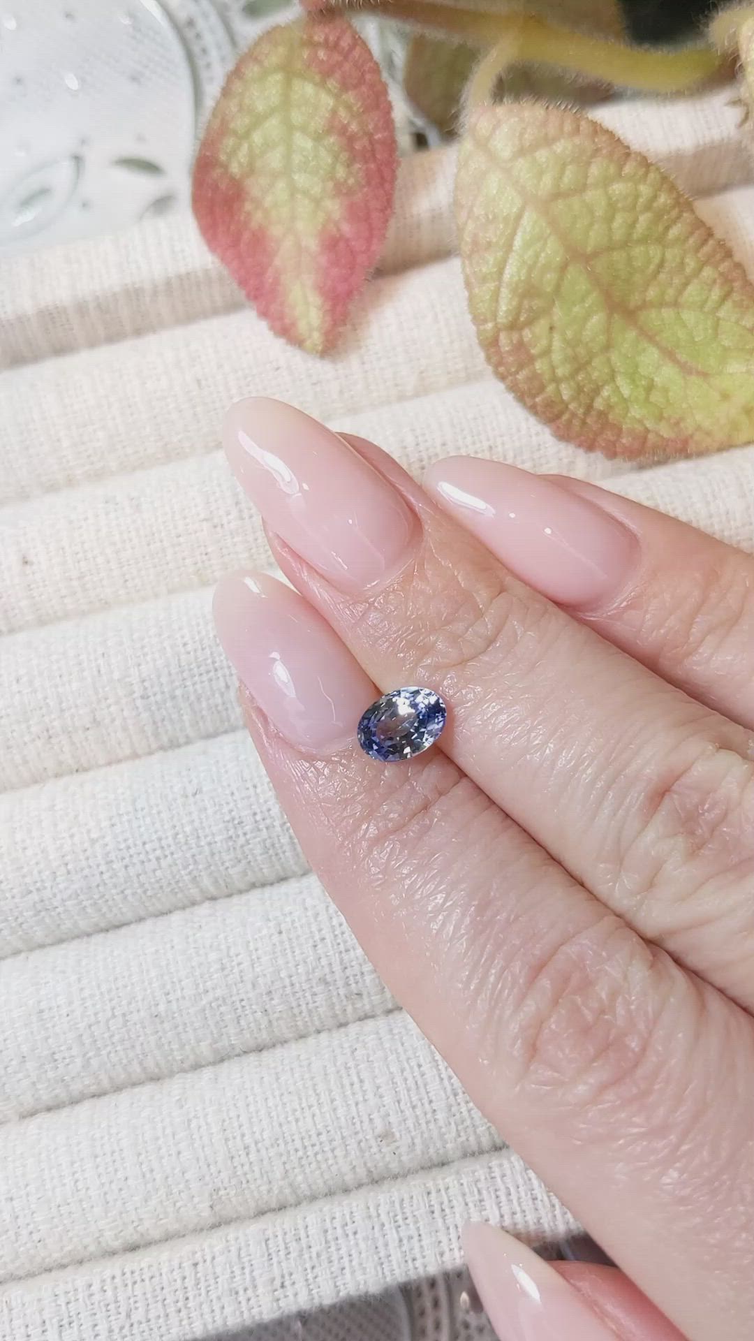 1.44 Ct. Bi Color Sapphire from Ceylon (Sri Lanka) Size Video