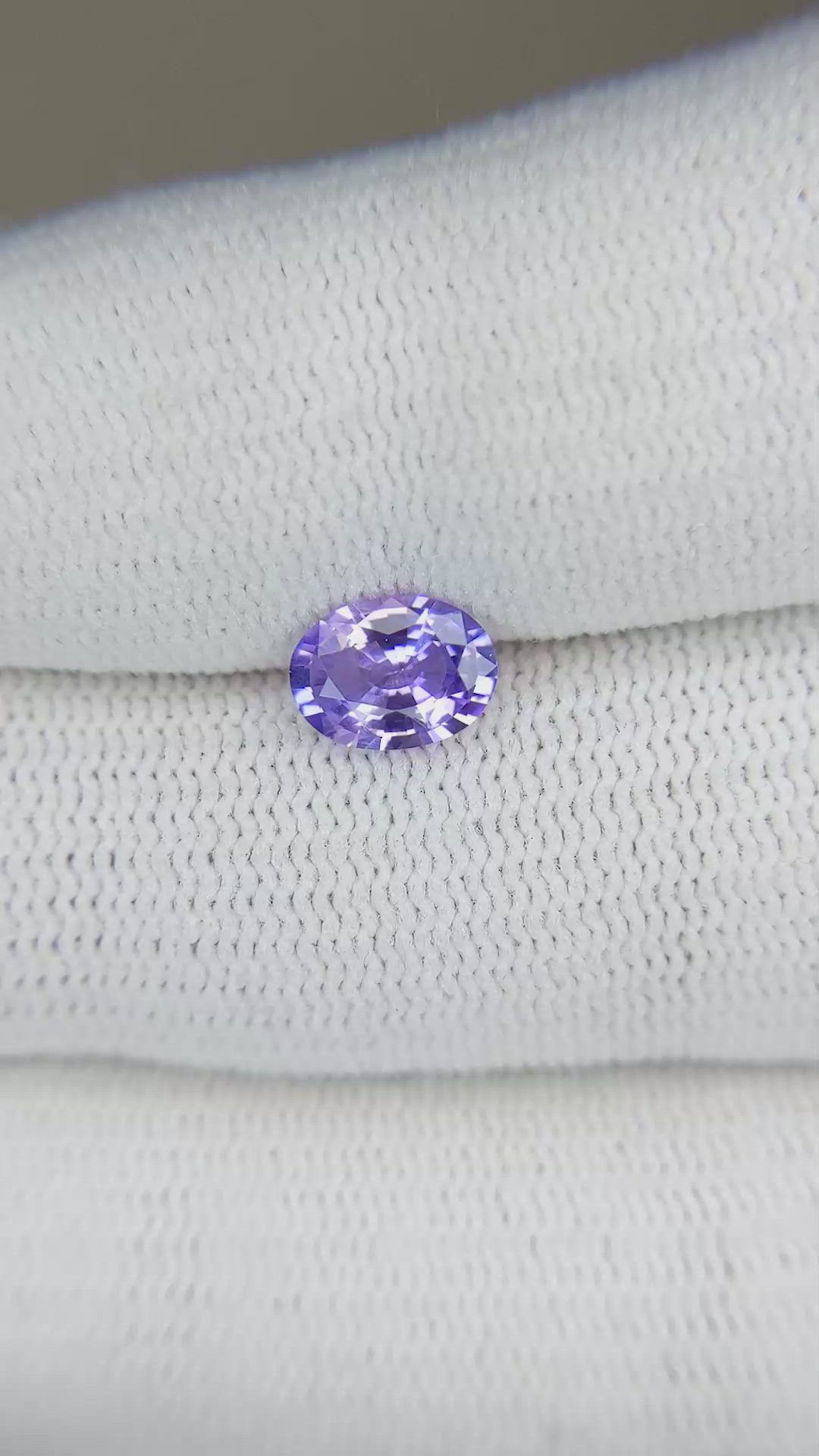 0.93 Ct. Color Change Sapphire from Ceylon (Sri Lanka) Size Video