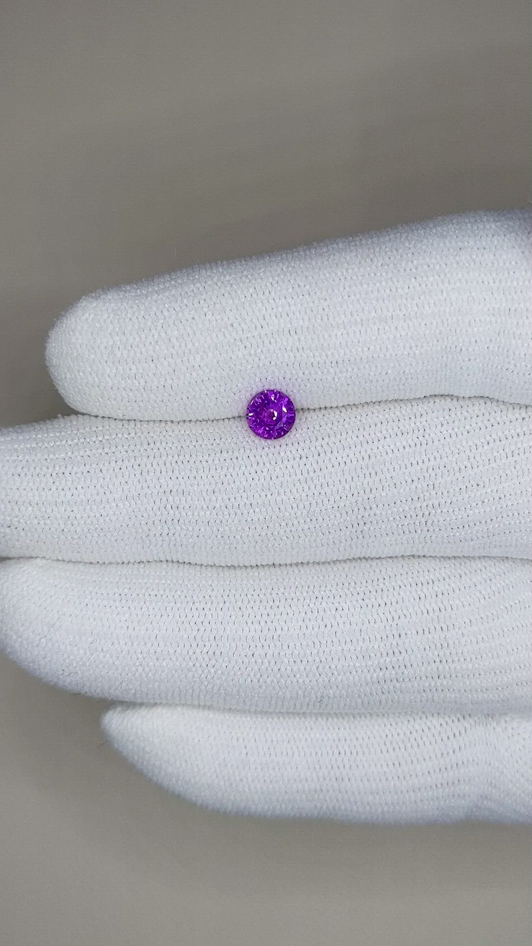 0.66 Ct. Color Change Sapphire from Ceylon (Sri Lanka) Size Video