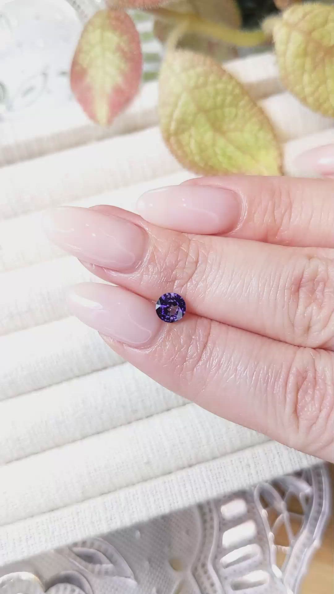 0.68 Ct. Color Change Sapphire from Ceylon (Sri Lanka) Size Video