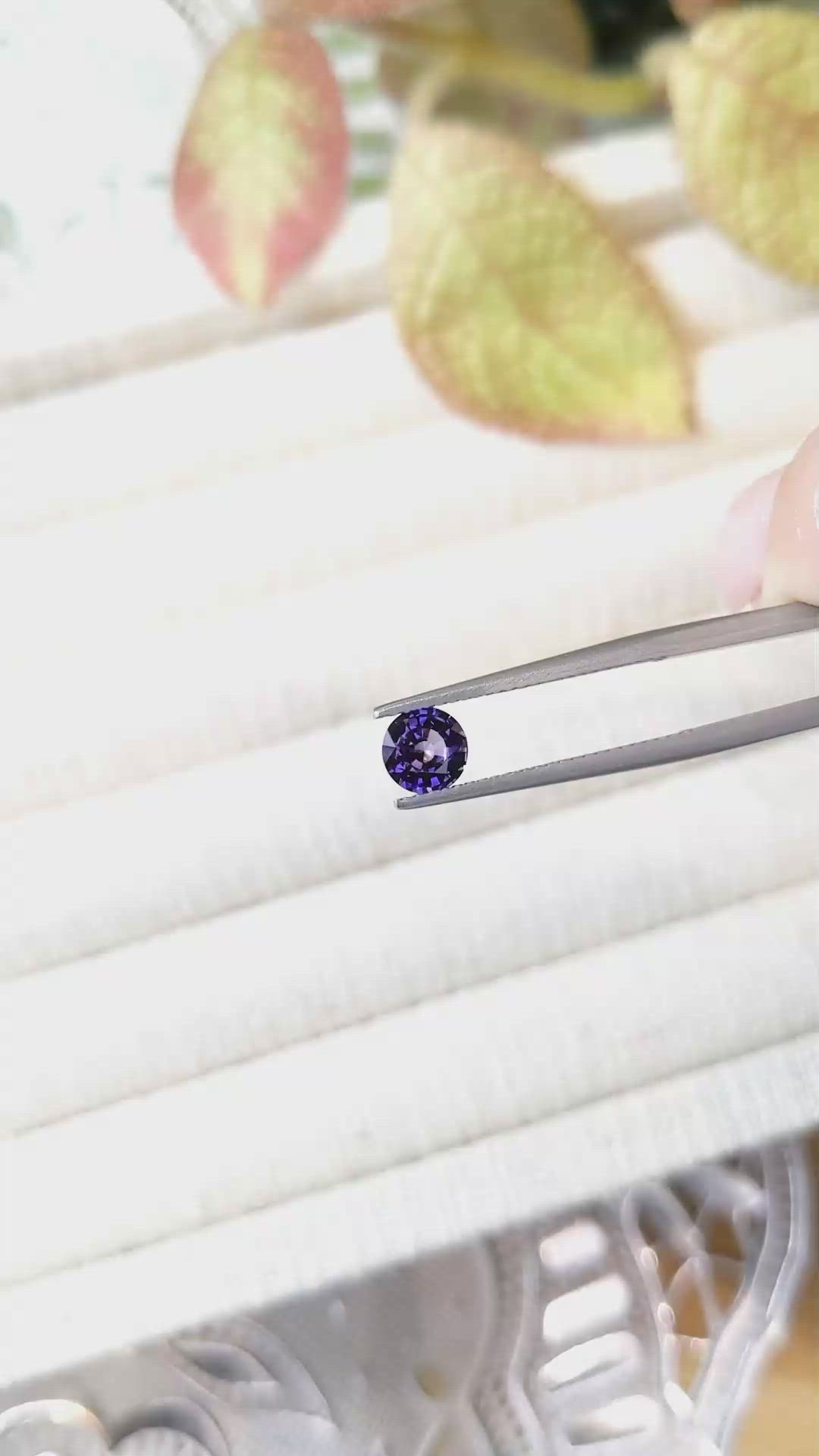 0.68 Ct. Color Change Sapphire from Ceylon (Sri Lanka) Size Video