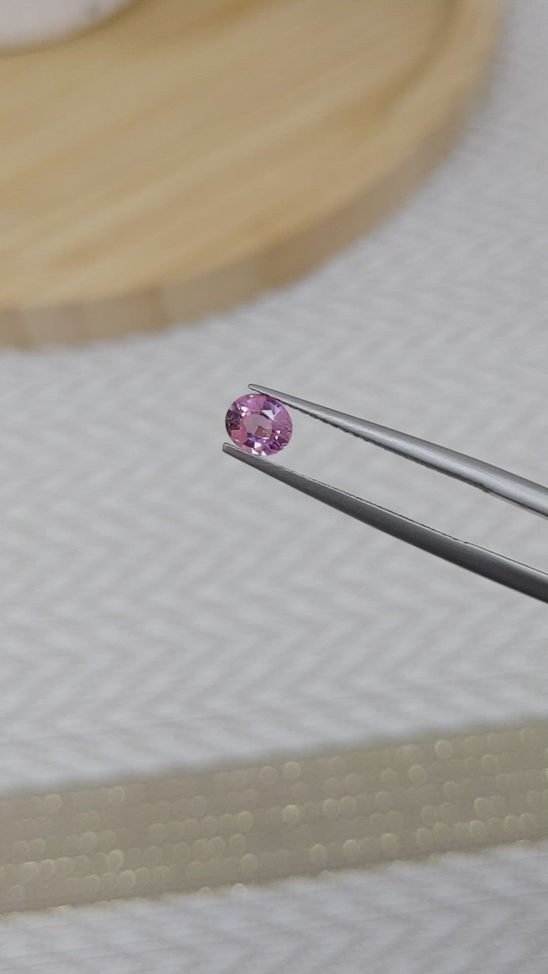 0.55 Ct. Pink Sapphire from Madagascar Size Video