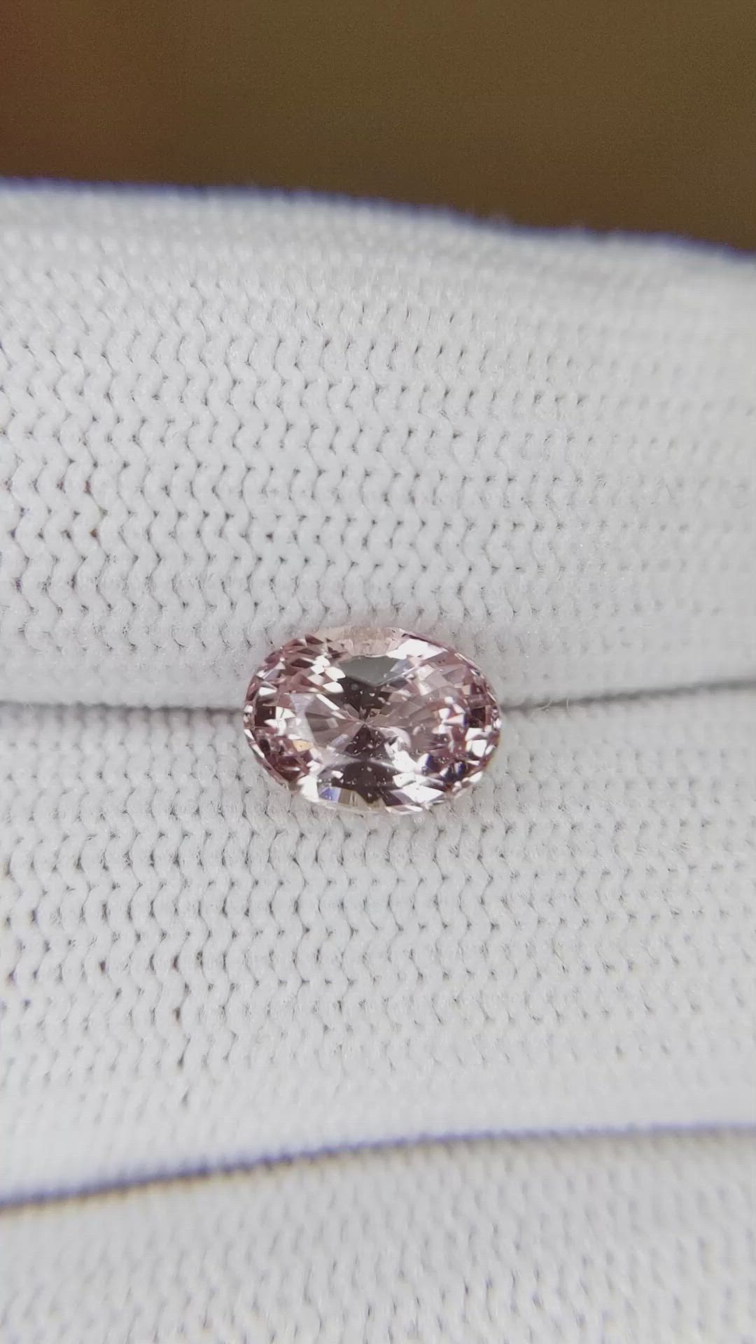 1.69 Ct. Padparadscha Sapphire from Madagascar Size Video
