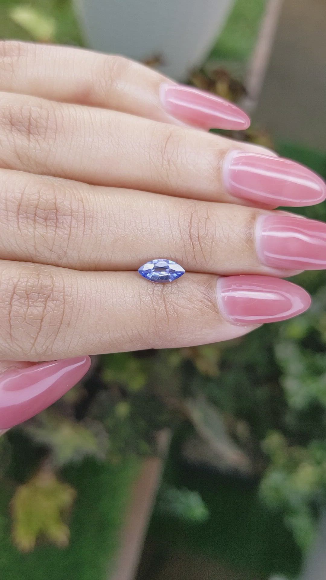 0.70 Ct. Blue Sapphire from Madagascar Size Video