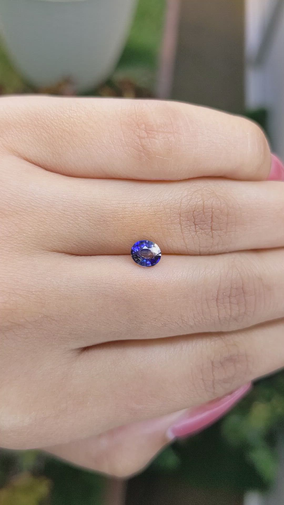 0.66 Ct. Bi Color Sapphire from Madagascar Size Video