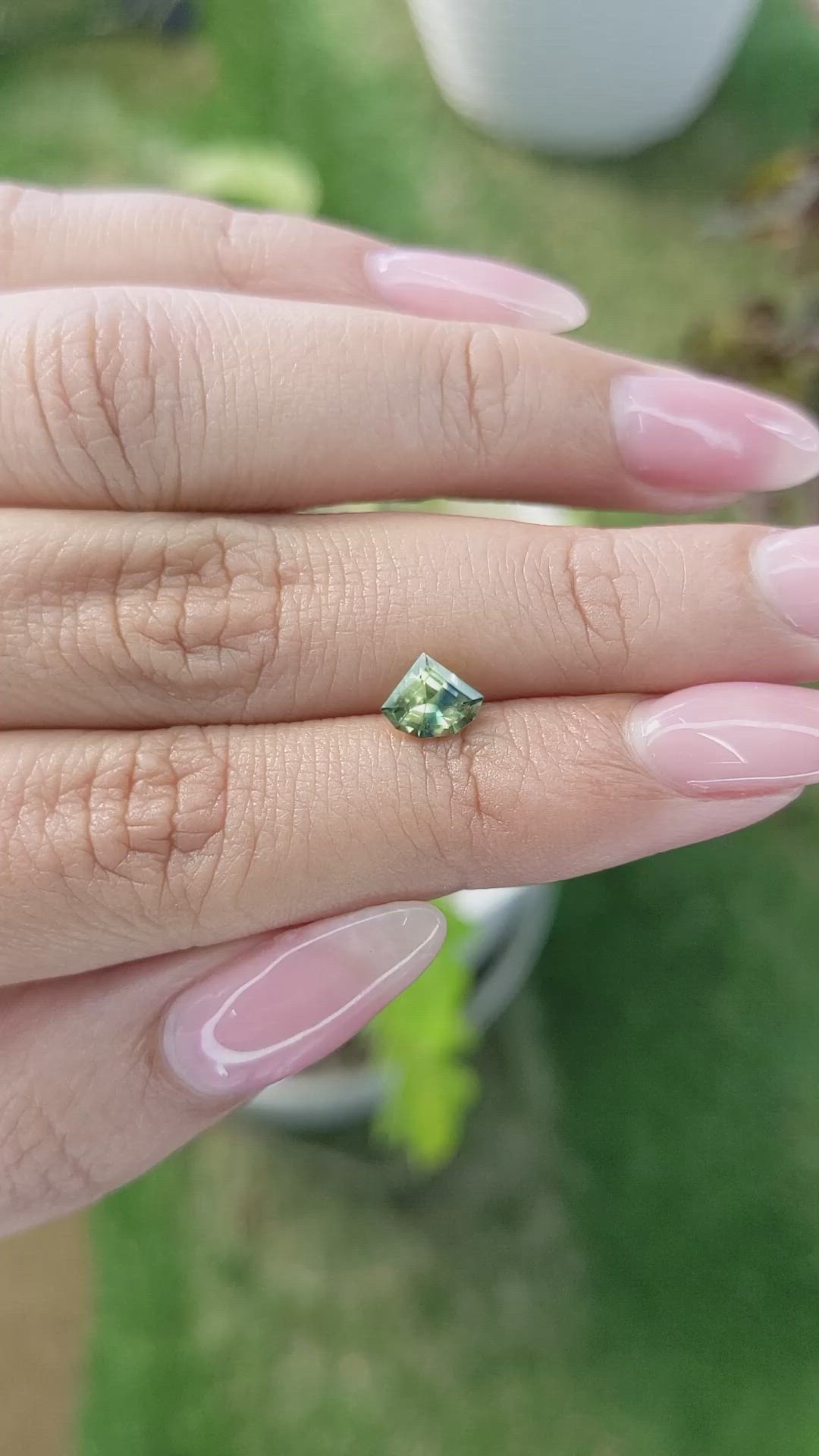 0.85 Ct. Bi Color Sapphire from Madagascar Size Video